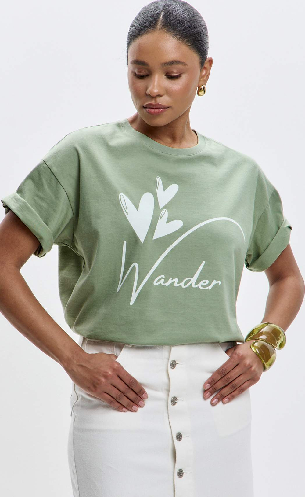 Футболка olive (L)