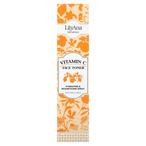 Lilyana Naturals, Тоник для лица с витамином C, 190 мл (6,42 жидк. унц.)
