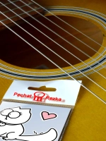 Стикеры - кот влюблен в девочку