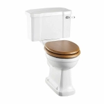 Унитаз Burlington P5 51 с бачком, ручка белая/хром