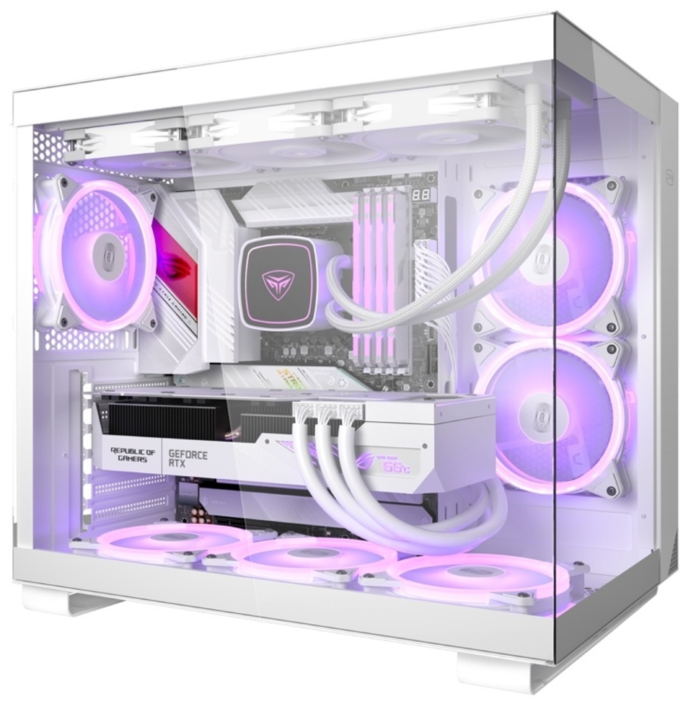 Корпус Pccoler C3 T500 ARGB WH белый