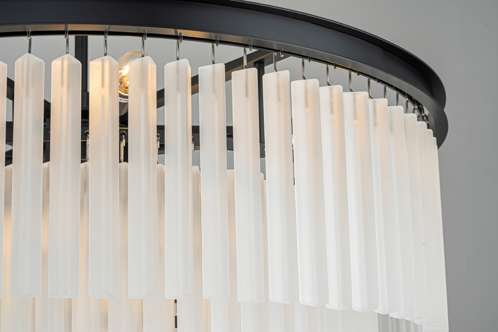 Люстра Odeon 10A black/frost