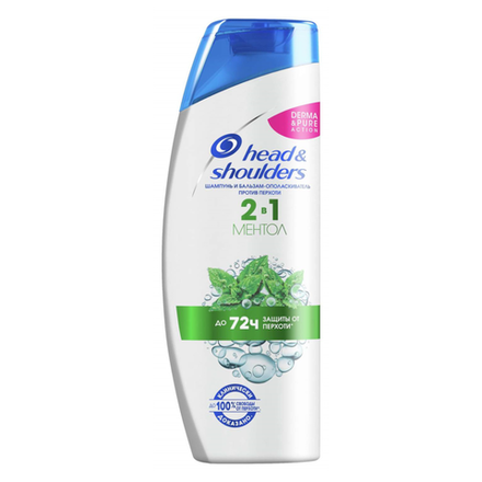 Шампунь Head&Shoulders 2в1 Ментол 200 мл