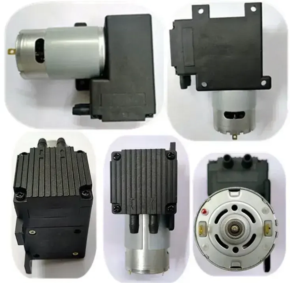мини электрический вакуумный мембранный воздушный насос DC 12V 10 L/M -70KPa 12Вт 12в