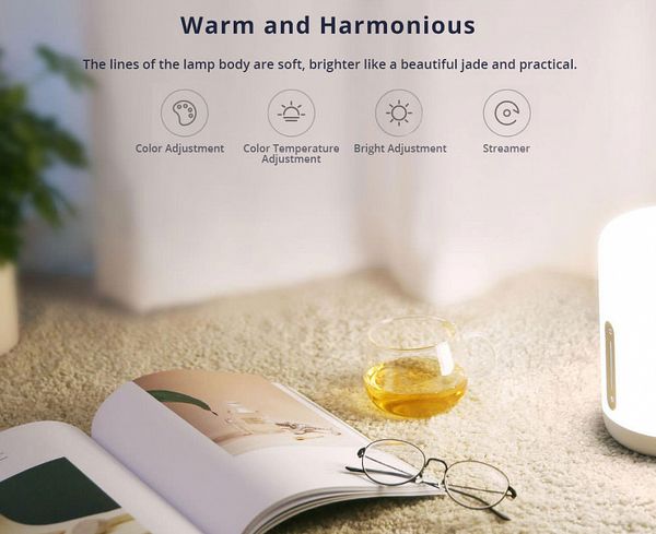 Умная лампа Xiaomi Mijia Bedside Lamp 2 с Apple Homekit
