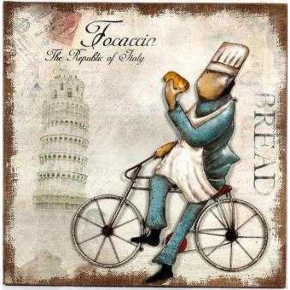 Картина "Focaccia", р-р 50*50*4,5 см, P.L. Proff Cuisine