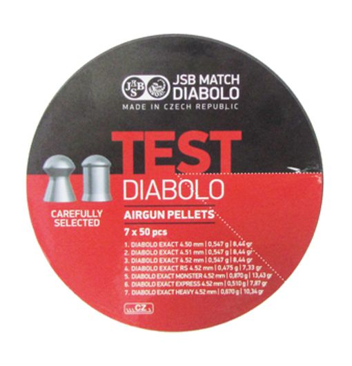 Пули JSB TEST Diabolo 4,5 мм 350 шт