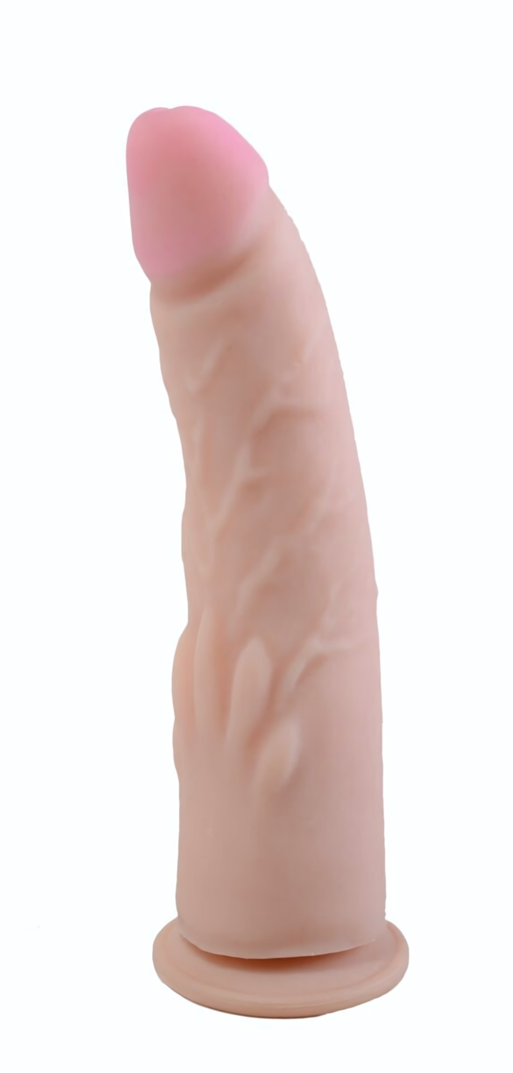 Крупный фаллоимитатор на присоске ANDROID I - 21,8 см. (Цвет: телесный)