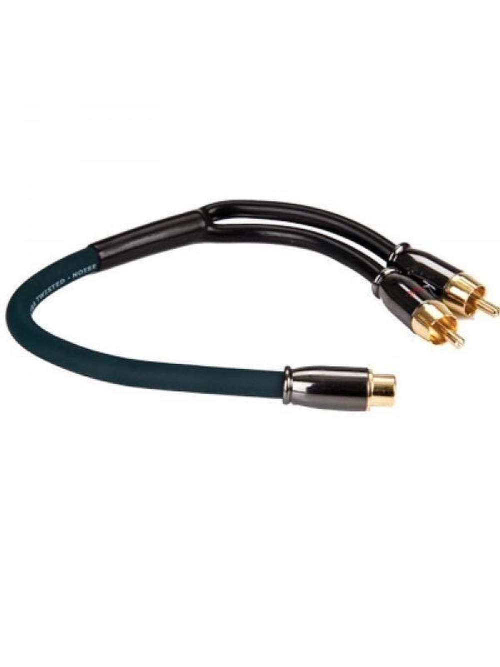 DRCA02M, Y-коннектор, Разветвитель, 2 папы/1 мама, RCA