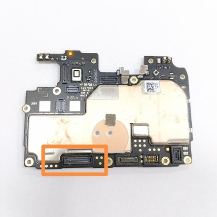 Realme C21Y (RMX3263) - FPC Коннектор дисплея (на плату)