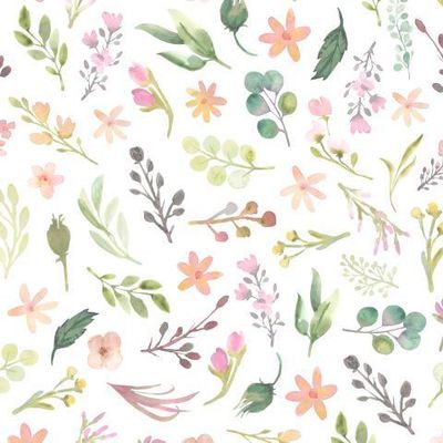 Летний цветочный паттерн