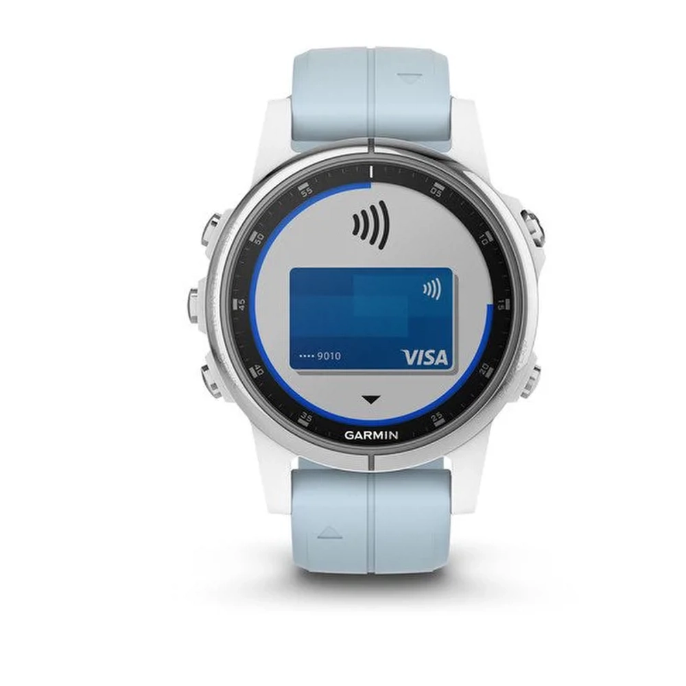 Смарт-часы Garmin Fenix 5s Plus, белый, 010-01987-23