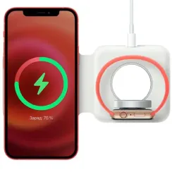 Беспроводное зарядное устройство Apple MagSafe Duo Charger MHXF3ZE/A White