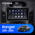 Teyes X1 9"для Ford Ranger 2011-2016 (прав)