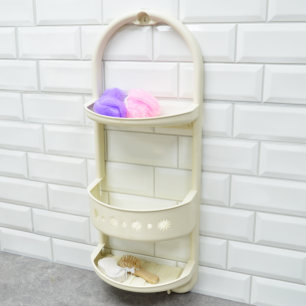 Полка для ванной комнаты, цвет слоновая кость