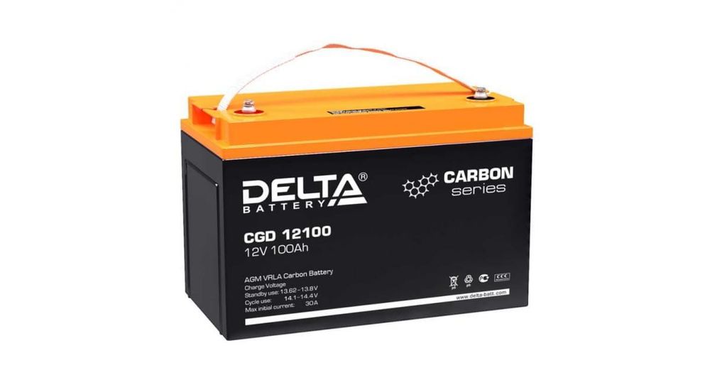 Аккумуляторная батарея Delta CGD 12100 (12V / 100Ah)