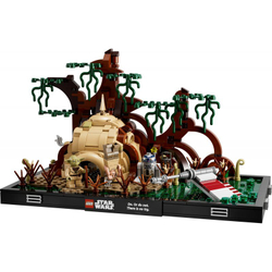 Конструктор LEGO Star Wars - Диорама: Обучение джедаев для Дагоба 75330