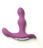 Сиреневый вибромассажер простаты с двумя моторами (Цвет: сиреневый)