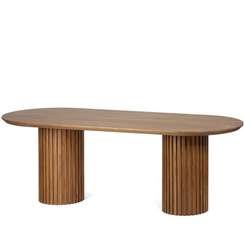 Обеденный стол Moderna 220х90 см, шпон ореха
