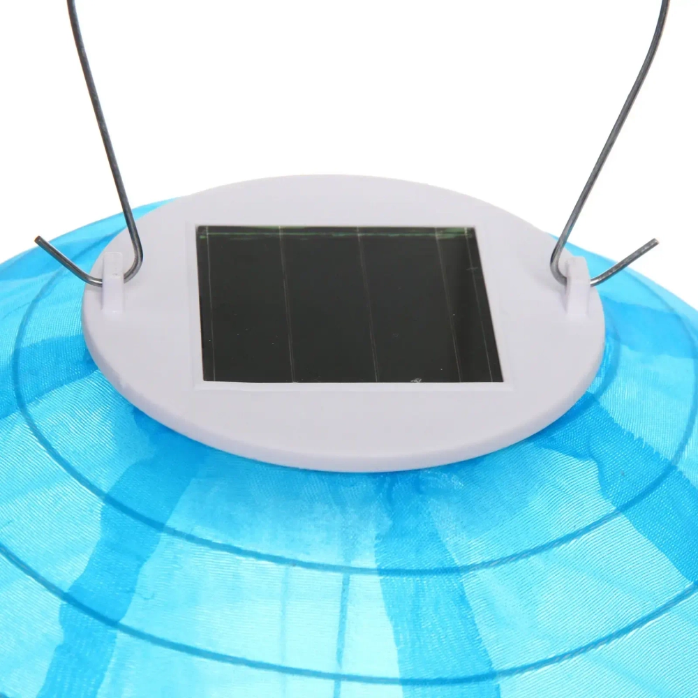 Светильник дачный на солн. батарее «Фонарик» 20 см, 1 лампа LED, с подвесом, Голубой