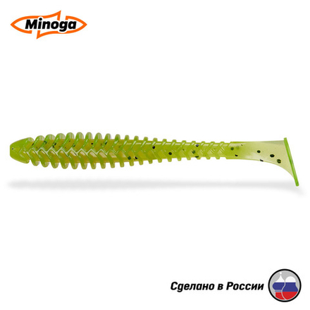 Силиконовая приманка "Minoga" ACTION FAT  6,1"(3шт) 155мм, 17,74 гр, цвет 022