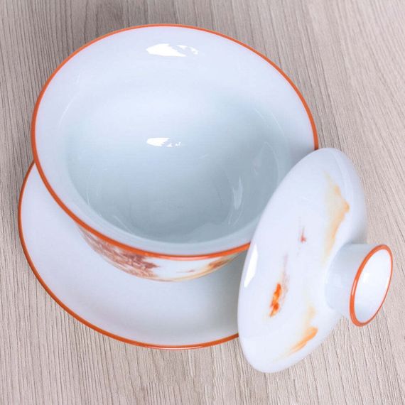 Гайвань Предместье монастыря, фарфор, 180 мл