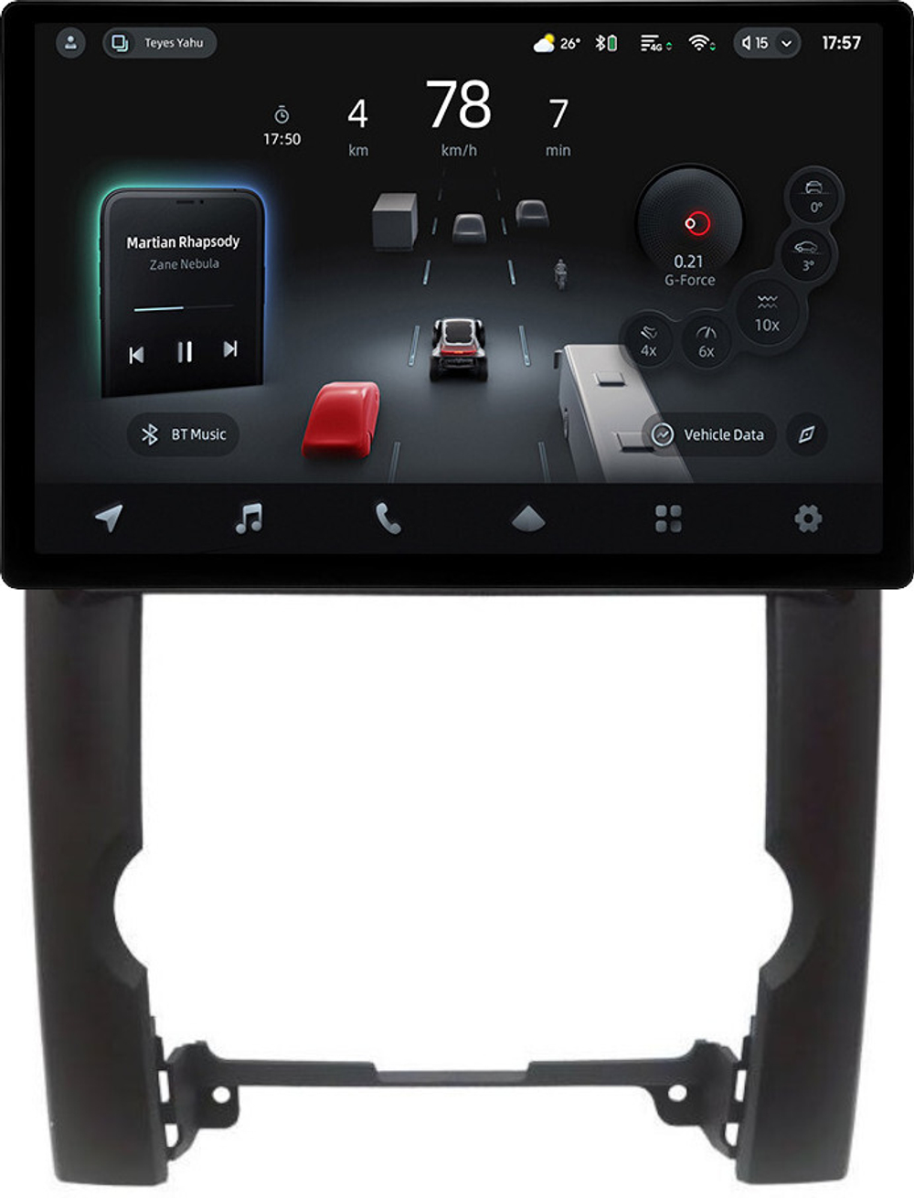 Магнитола для KIA Sorento XM 2009-2012 - Teyes CC4-PRO монитор 13" 2K QLED на Android 13, Snapdragon 778G, 8+128, AI, CarPlay, DSP, 4G SIM-слот