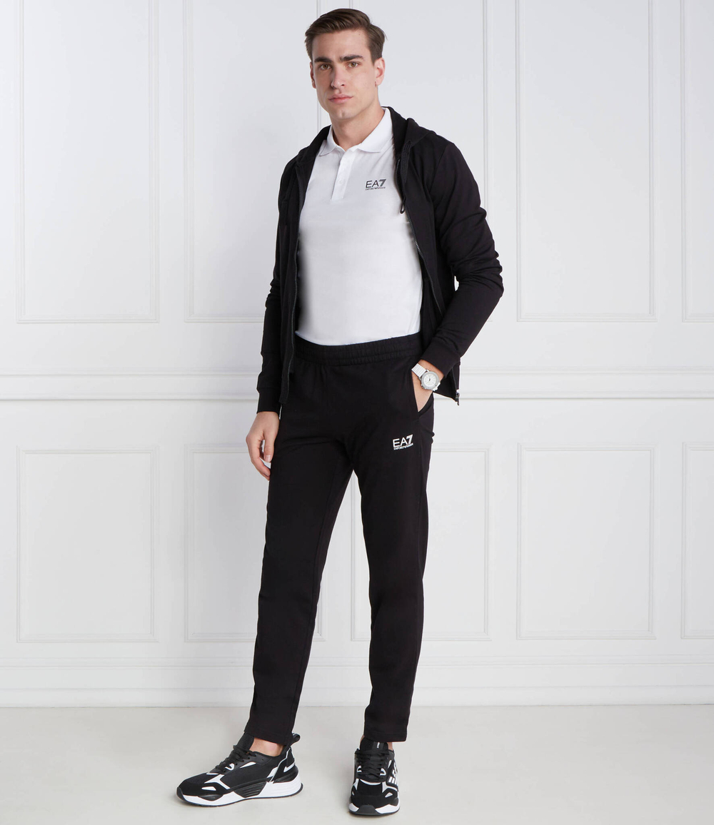 Поло EA7 - белый(3DPF23 PJ02Z)