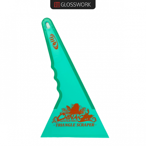 Glosswork Угловой ракель с длинной ручкой, средний размер, мятный