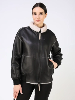 Дубленка зимняя натуральная шуба двусторонняя