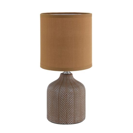 8175/1T COUNTY LN25 000 коричневый, керамика/текстиль Настольная лампа E14 1*40W 220V ININA