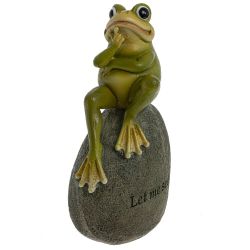 GAEM Фигурка декоративная "Лягушка", L8 W6 H15 см