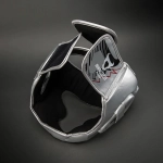Боксёрский шлем Venum Ringhorns Charger Headgear silver/black