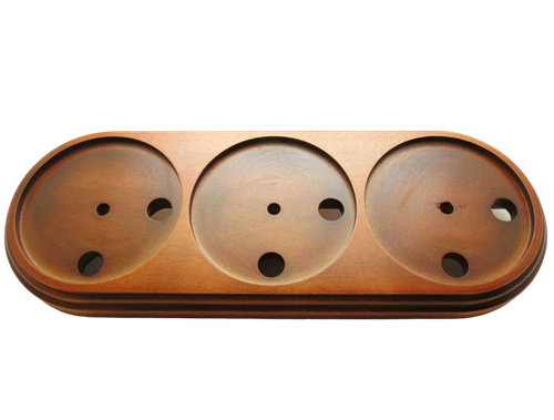 Подложка трехместная, Дуб почтенный, VINTAGE-BRASS, PE3OAK