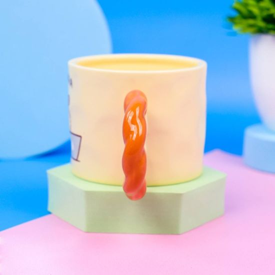 Кружка керамическая Капибара Work, желтый 400мл