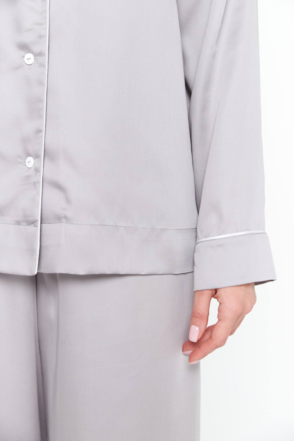 Пижама из тенселя с кантом - размер S