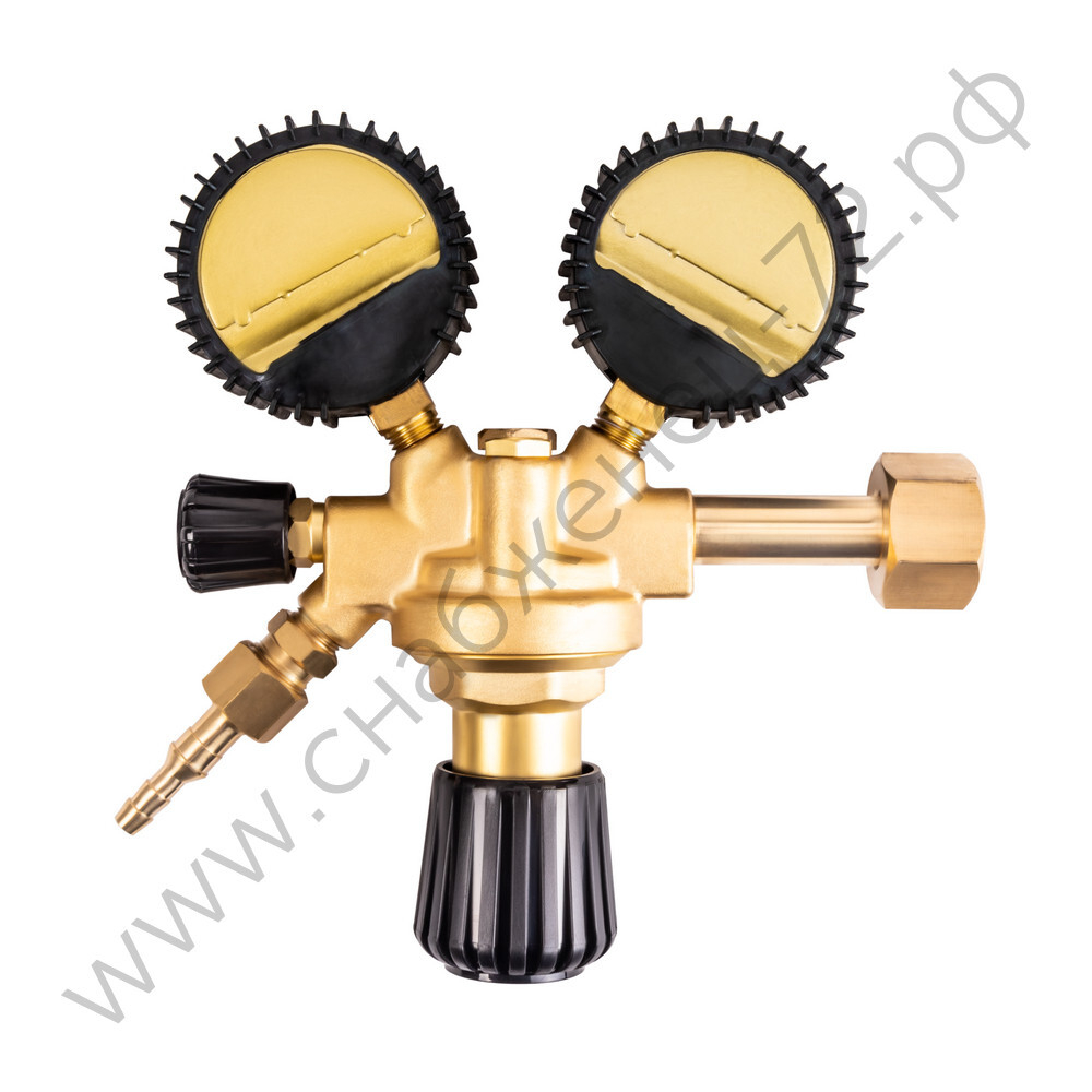 Регулятор FoxWeld WR500 (аргоновый/углекислотный, 1 манометр, 1 расходомер, вентиль, пр-во FoxWeld/КНР)