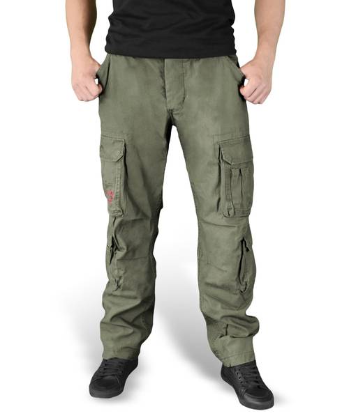 Штаны Surplus Airborne Vintage Slimmy (олива - olive)