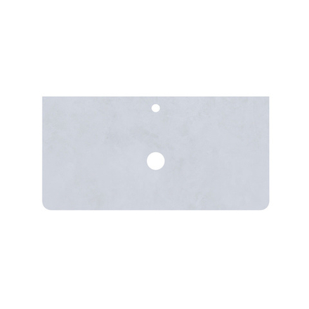 Столешница IDDIS Optima Home, керамогранит, 100 см, cветло-серый бетон, OPH10W0i89