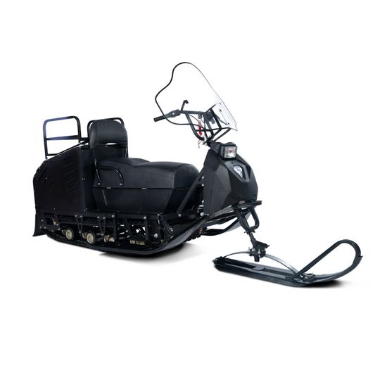 Мотобуксировщик "БУРЛАК-М" HUNTER PRO + лыжный модуль