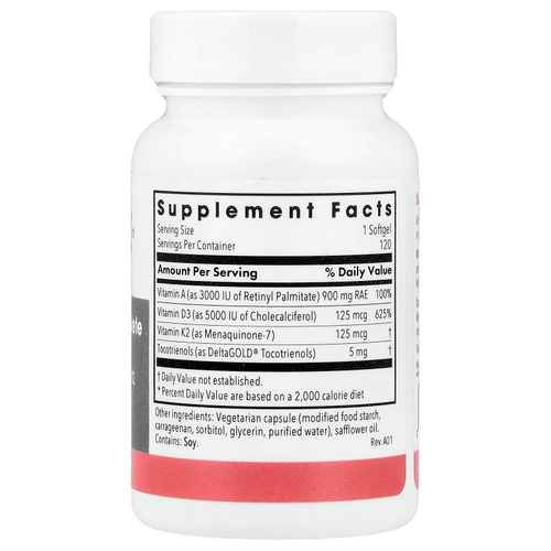 Allergy Research Group, полный витамин D3 5000, 120 растительных капсул