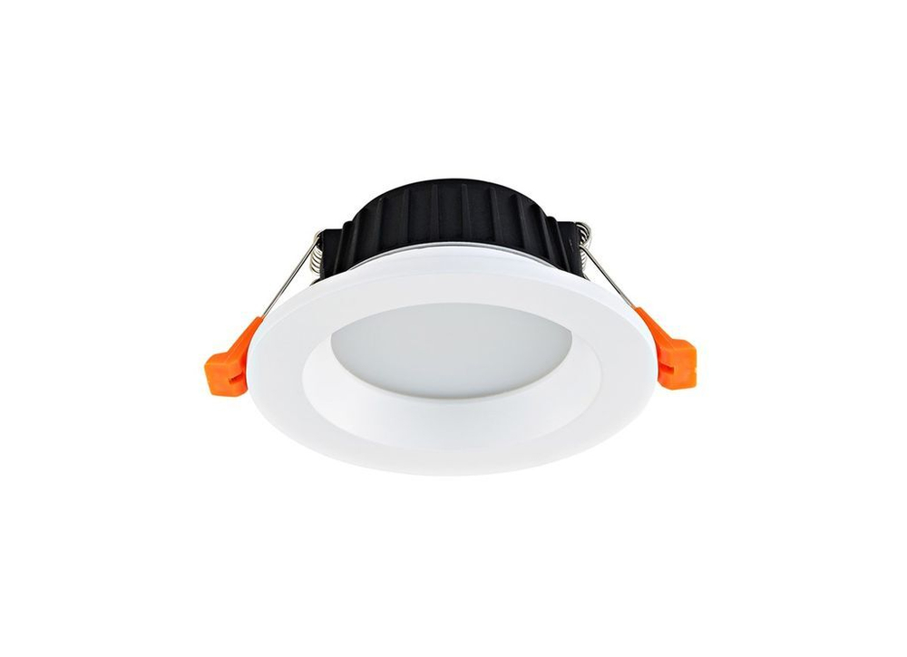 Donolux LED Ritm cветильник встраиваемый,  7W,  3000K,  532Lm,  D110хH55мм,  IP44,  120°,  Ra&gt;80,  монтаж. D