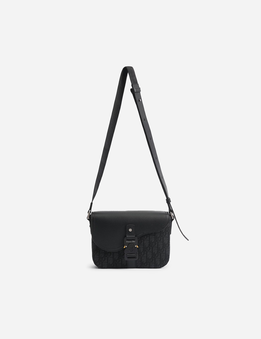 Сумка Dior Small Saddle Messenger "Black Dior Oblique Jacquard"