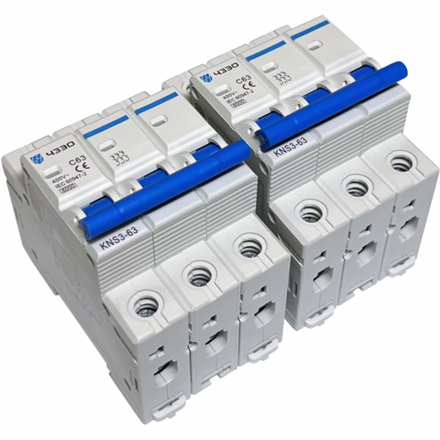 Модульный автоматический выключатель KNS3-63-AC-3P-C63