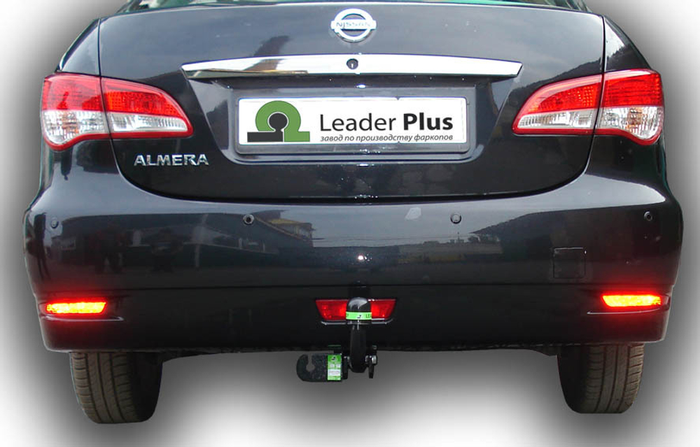 Фаркоп(прицепное) Лидер-Плюс для NISSAN ALMERA (RU) G11 Россия (седан) 2012-...(паспорт и сертификат в комплекте)(без электрики)N120-A