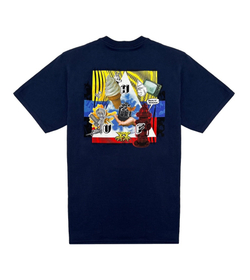 Футболка HUF Seeing Things Triple Triangle Navy