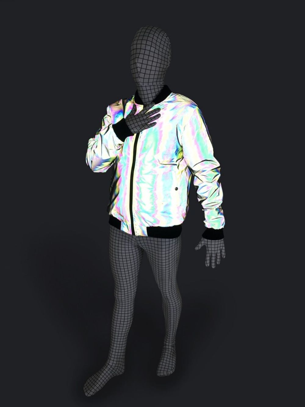 Купить Бомбер Гидроплан "Rainbow Reflective" Светоотражающий Утепленный Бомбер Гидроплан "Rainbow Reflective" Светоотражающий Утепленный