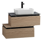 Мебель для ванной со столешницей и накладной раковиной Cezares SLIDER 80 Дуб Тангент SLIDER-800-1C-SO-RT-P