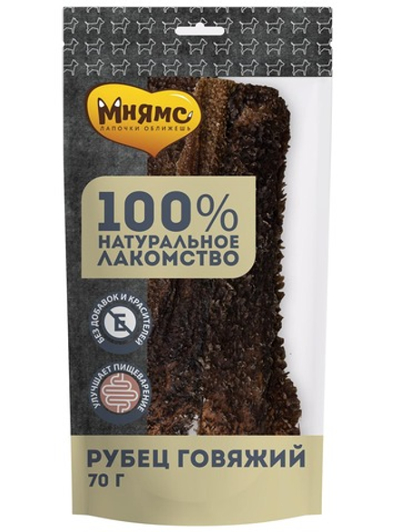 Лакомство Мнямс На каждый день для собак Рубец говяжий 70 г