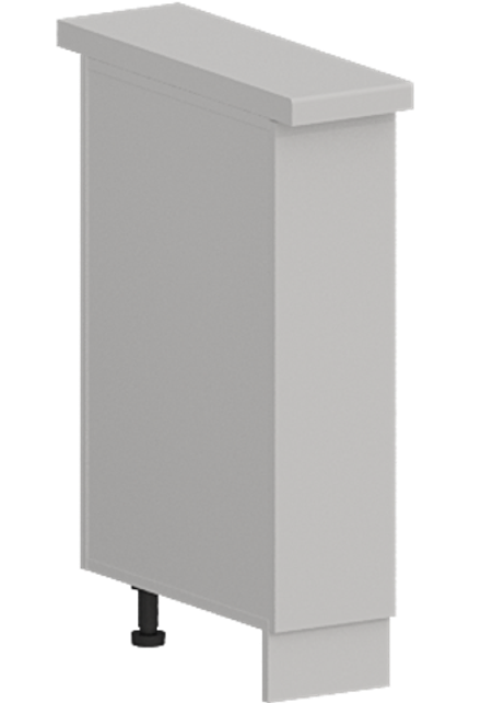 Кухня Модуль ШНБ 200 Графит / Белый